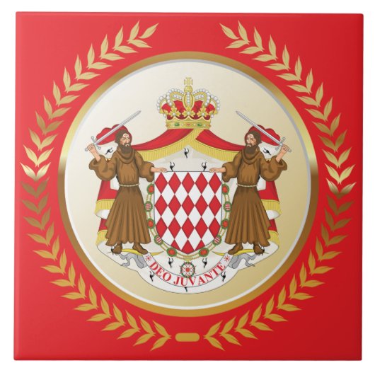 Monaco Coat of Arms タイル (正面)