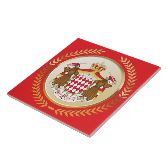 Monaco Coat of Arms タイル (側面)