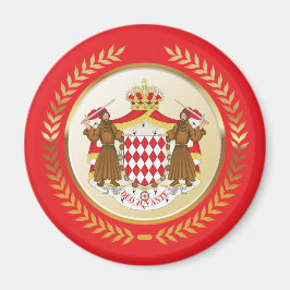 Monaco Coat of Arms マグネット