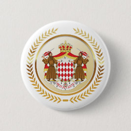 Monaco Coat of Arms 缶バッジ