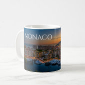Monaco Coffee Mug Souvenir Memento Cup コーヒーマグカップ (正面左)