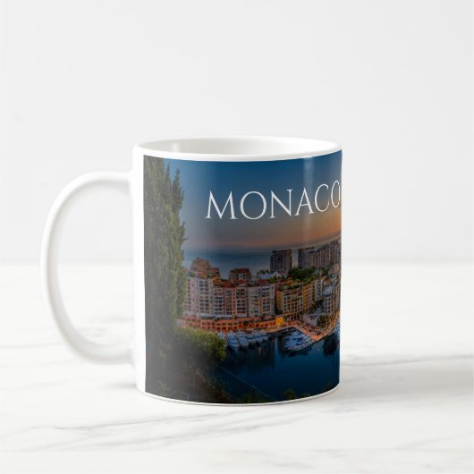 Monaco Coffee Mug Souvenir Memento Cup コーヒーマグカップ (左)