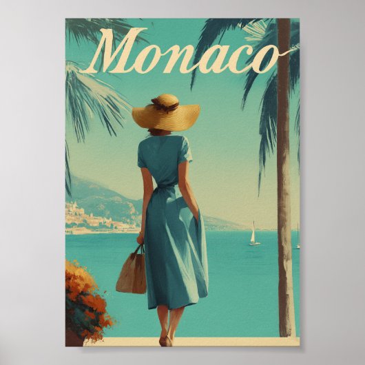 Monaco fashion vintage ポスター (正面)
