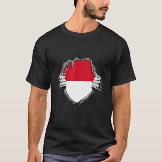 Monaco Flag Tシャツ (正面)