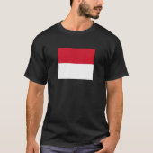 Monaco Flag T-Shirt, Patriotic T-Shirt Tシャツ (正面)
