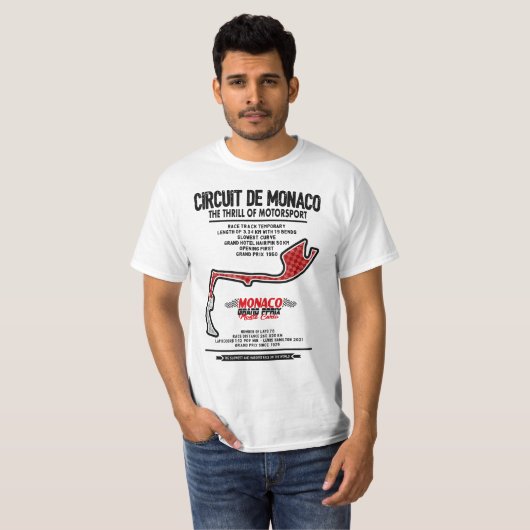 Monaco Grand Prix- Get up to speed Tシャツ (正面フル)