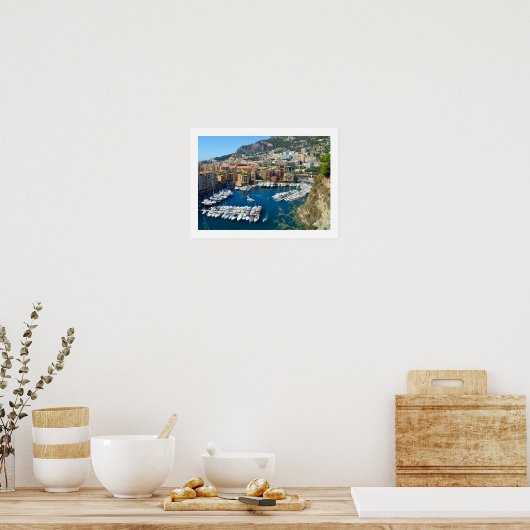 Monaco harbour ポスター (キッチン)