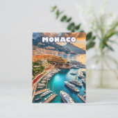 Monaco, joyau scintillant sur la Côte d'Azur ポストカード (スタンド正面)
