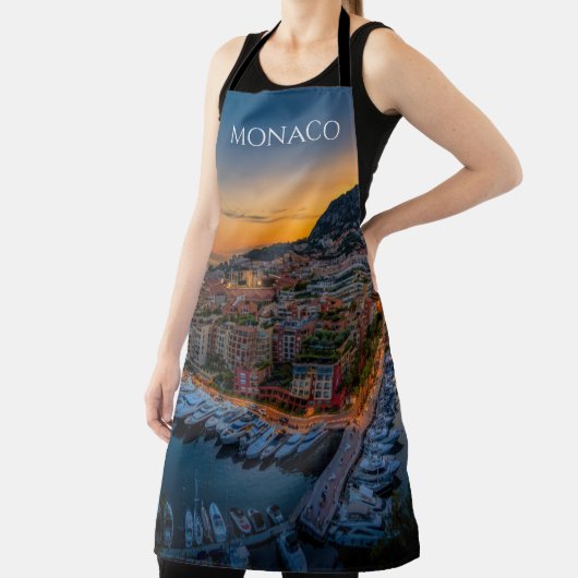 Monaco Kitchen Apron Souvenir Memento Souvenir エプロン (インサイチュ)