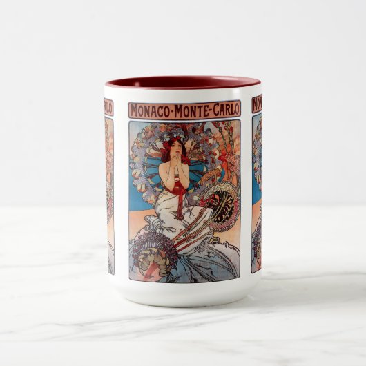 Monaco Monte Carlo , Alfons Mucha マグカップ (中央)