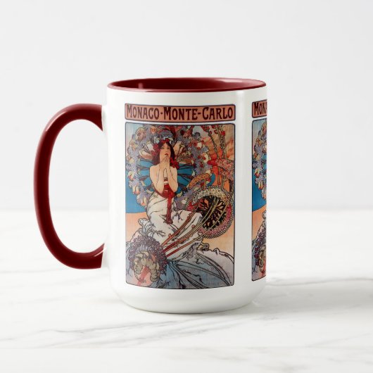 Monaco Monte Carlo , Alfons Mucha マグカップ (左)