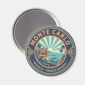 Monaco Monte Carlo at Night マグネット (正面/裏面)