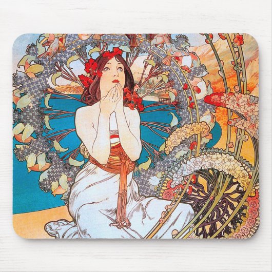 Monaco, Monte-Carlo, Mucha マウスパッド (正面)