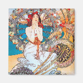 Monaco, Monte-Carlo, Mucha マグネット (正面)