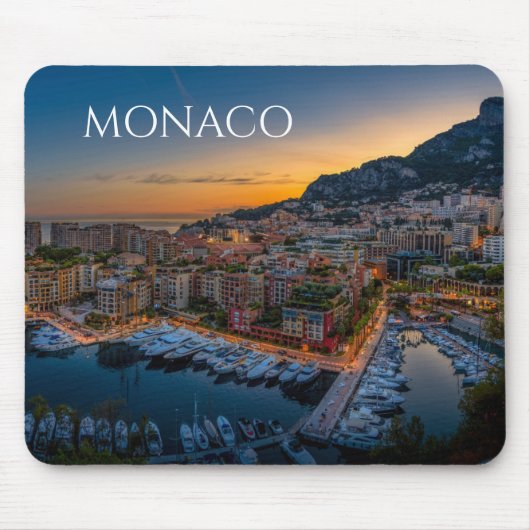 Monaco Mouse Pad Souvenir Memento マウスパッド (正面)