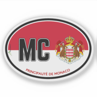 MONACO Principate de Monaco 01 Sticker シール