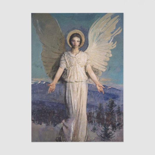 Monadnock Angel by Abbott Handerson Thayer 薄葉紙 (正面)