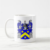 Monahanの紋章付き外衣 コーヒーマグカップ (左)