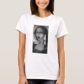 Monalisa with a Lollipop T-Shirt B&W Tシャツ (正面)