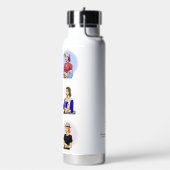 MonaLiza clear water drops ウォーターボトル (左面)