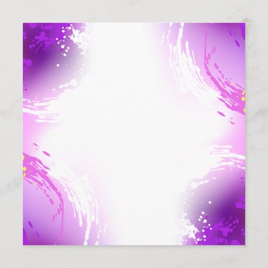 Monarch Butterflies on Purple Background アドバイスカード (裏面)