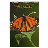 Monarch Butterflies One Page Calendar カレンダー (カバー)
