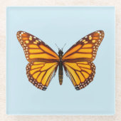 Monarch Butterfly ガラスコースター (正面)