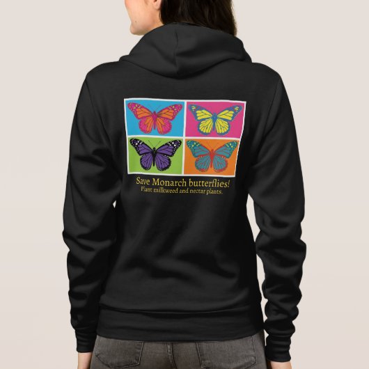 Monarch butterfly パーカ (裏面)