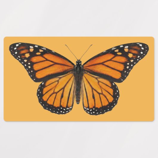 Monarch Butterfly ラベル (デザイン1)