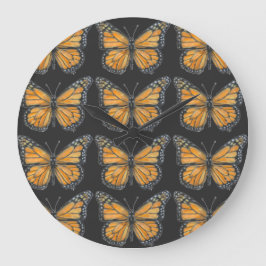 Monarch Butterfly  ラージ壁時計