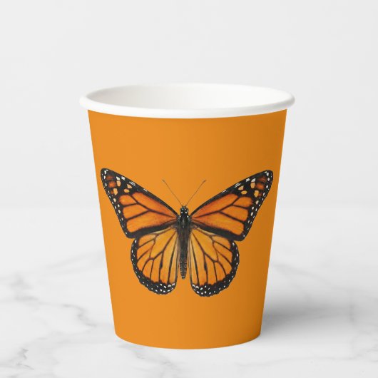 Monarch Butterfly 紙コップ (正面)