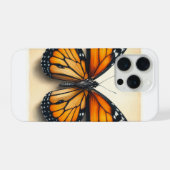 Monarch butterfly 060624IREF107 - Watercolor iPhoneケース (裏面横)
