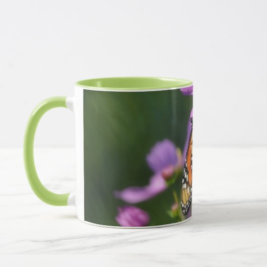 Monarch Butterfly Close Up Mug Cup マグカップ (左)
