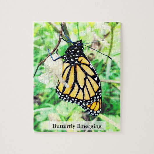 Monarch Butterfly Emerging 110Pcs ジグソーパズル (縦)
