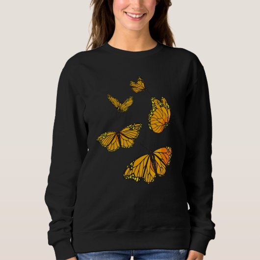 Monarch Butterfly Entomology Insect スウェットシャツ (正面)