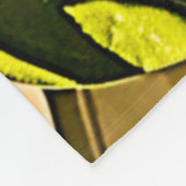  Monarch Butterfly Garden Art フリースブランケット (角)