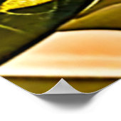  Monarch Butterfly Garden Art ポスター (角)