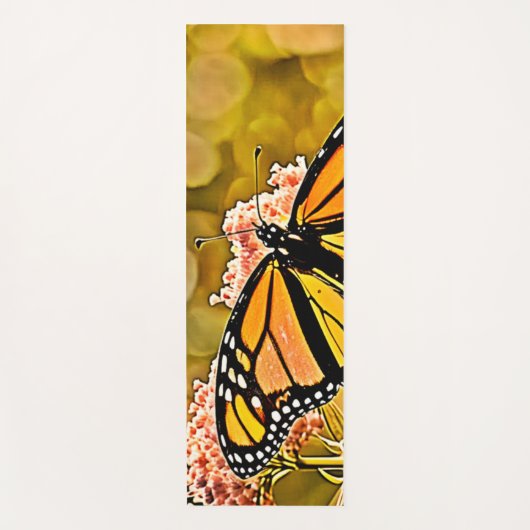 Monarch Butterfly Garden Art ヨガマット (正面)