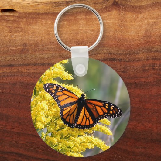 Monarch Butterfly Keychain キーホルダー (正面)