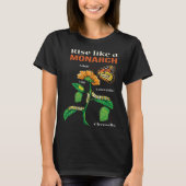 Monarch Butterfly  Lifecycle Metamorphosis Tシャツ (正面)