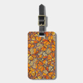 Monarch Butterfly Luggage Tag  ラゲッジタグ (正面縦)