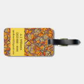 Monarch Butterfly Luggage Tag  ラゲッジタグ (裏面横)