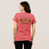 Monarch Butterfly Migration トライブレンドTシャツ (裏面全面)
