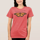 Monarch Butterfly Migration トライブレンドTシャツ (正面)