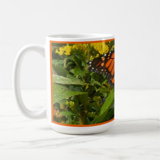 Monarch Butterfly Mug コーヒーマグカップ (左)
