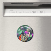 Monarch Butterfly Nature Personalized マグネット (インサイチュ (食洗機))