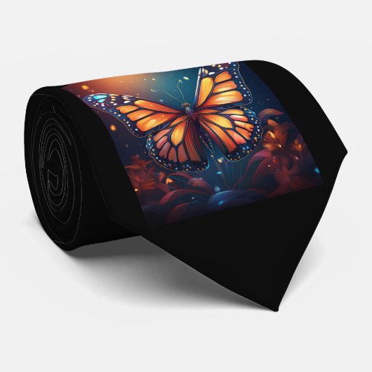Monarch Butterfly Necktie ネクタイ (ロール)