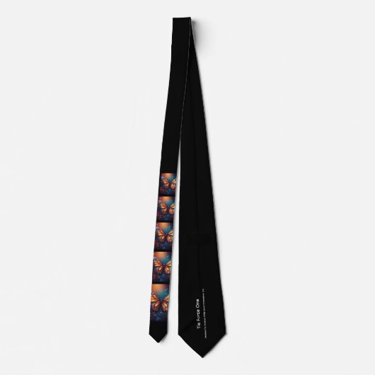Monarch Butterfly Necktie ネクタイ (裏面)