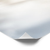 Monarch Butterfly on Autumn Leaf ポスター (コーナー)