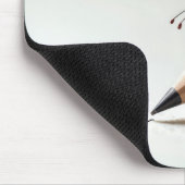 Monarch Butterfly On Pencil With Text マウスパッド (コーナー)